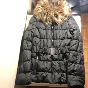 Medium Black Rivet Coat,  from Bass & Co.